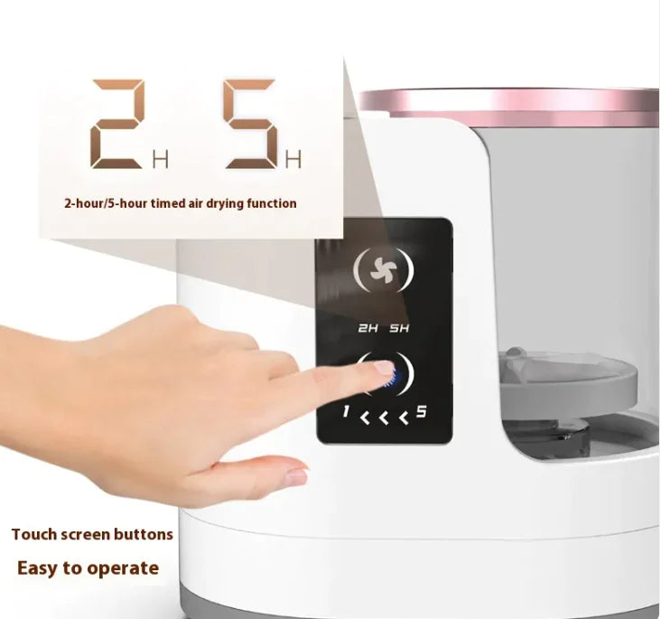 Automatische make-upborstelreiniger